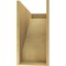 Ekena Millwork 12"W x 36"D x 24"H Classic Burlington Rough Cedar Woodgrain TimberThane Corbel, Primed Tan CORUR12X36X24BURRCPR - alternate 3